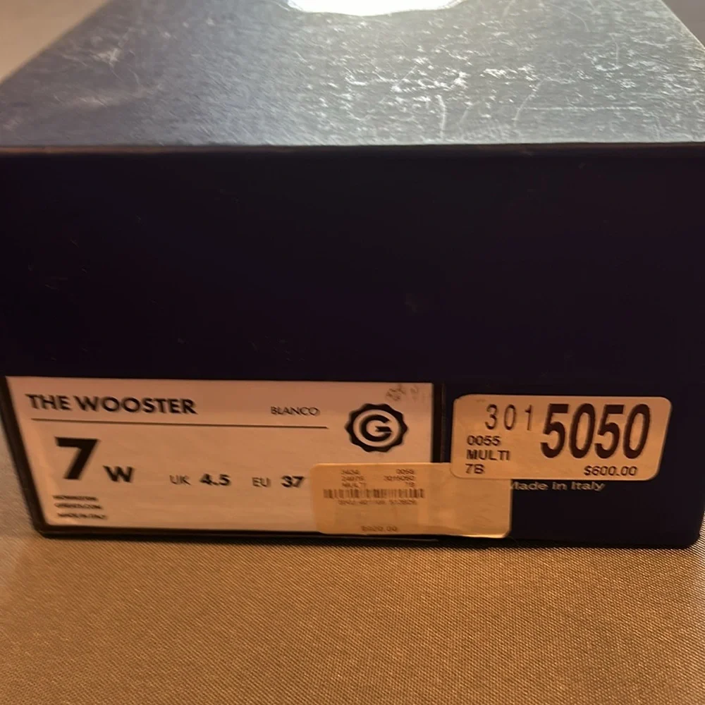 Signed Limited Edition (8/12) Artist Leah Tinari GREATS Sneakers SZ 37 or 6.5 - Picture 12 of 15